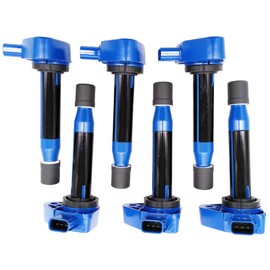 Germban UF242 C1221 6pcs Set Ignition Coils Replacement for 2005 2006 2007 2008 Acura CL RL TL 2001 2002 2003 Honda Accord Odyssey Pilot Civic 1.7L 3.0L 3.2L 3.5L 30520P8EA01 30520RCAA02