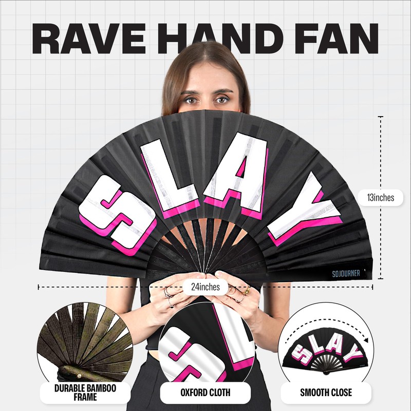 SoJourner Bags SoJourner Bags Slay Rave Fan - Large Folding