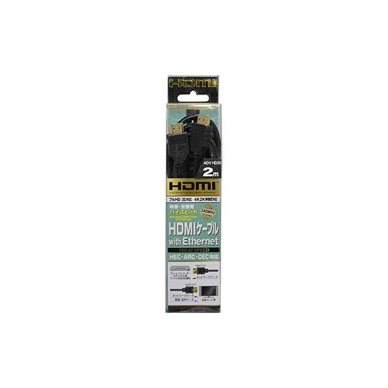 Across ADV-HD20 High Speed HDMI Cable, HDMI Type A to