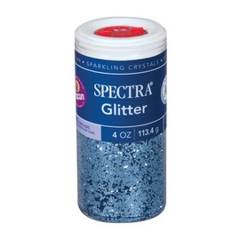 Spectra Arts & Crafts Glitter, Sky Blue, 4 oz, 1 Jar