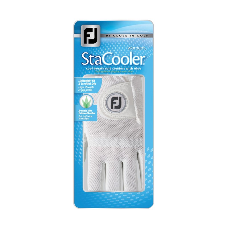 FootJoy StaCooler - Golf Gloves for Left Hand Color: White