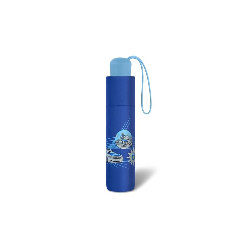 0 US, Blue Police, Pocket umbrella super mini