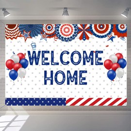 Welcome Home Backdrop Welcome Home Party Decoration Banner