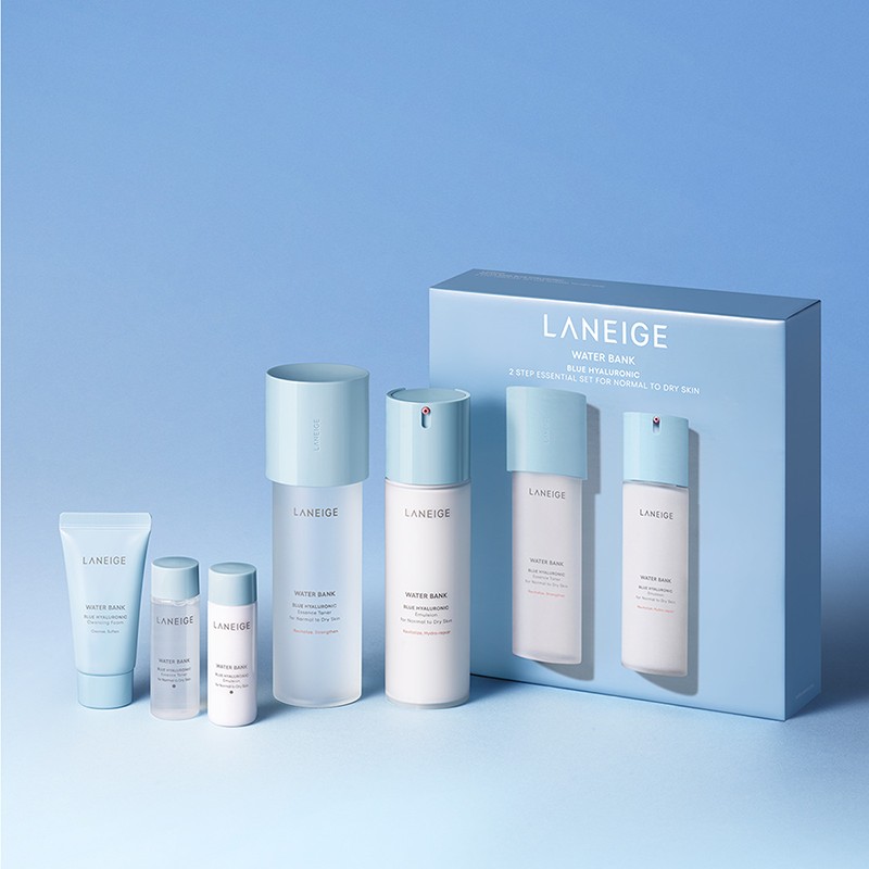 Laneige [라네즈]워터뱅크 블루 히알루로닉 기초 세트(지·복합용) [Laneige] Water Bank Blue