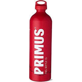 Primus 1.5 Litre Emergency Fuel Bottle + Black Leather Holder