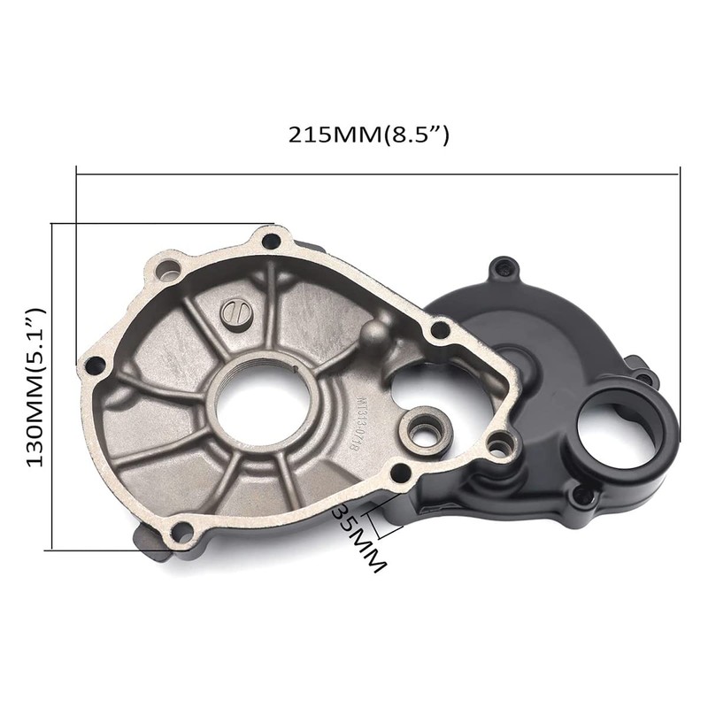 Motorcycles Engine Stator Cover Crank Case w/Gasket For Suzuki GSX-S1000