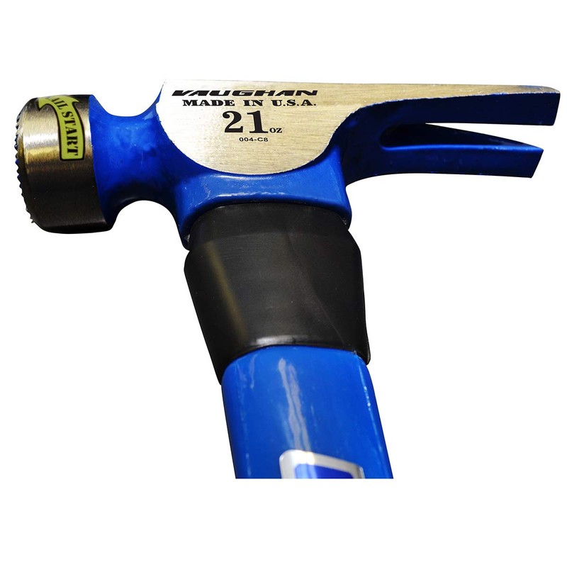 Vaughan 116-50 CF21FG California Framer Fiberglass Hammer, Milled Face, 21-Ounce