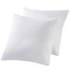 Waterproof Feather Proof Pillow Protectors 20x20 with Zipper Pack of