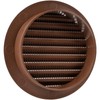 Vent Systems 4'' Inch Brown Soffit Vent Cover - Round