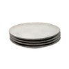 Cooks Professional Side Plates Stoneware Set of 4 Grey Ceramic