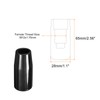 HARFINGTON Revolving Handle Grip, 4Pcs M12x65mm Female Thread Phenolic Handle