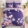 LLDSYW King Size Comforter Set - 7 Pieces Floral Comforter