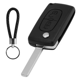2 Button Replacement Key Shell for Peugeot CE0523 CE0536 207 307 308 407 408 607 608 3008 5008 Citroen C2 C3 C4 C5 C6 C8, Car Key Flip Key Remote Control Case