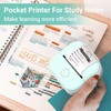 Print Pod Mini Printer T02, Sticker Printer with 3 Paper