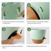 UOUZ 12 inch Large Self Watering Pots, Plastic Planters with