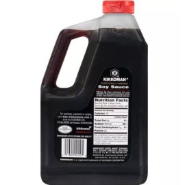 Kikkoman Soy Sauce 64oz x 2 Pack - Genuine Japanese Flavor - Bulk Deal