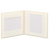 HAKUBA No.2020 M2020-2L-2WT Square Paper Picture Frame, Size: 5R (2L,