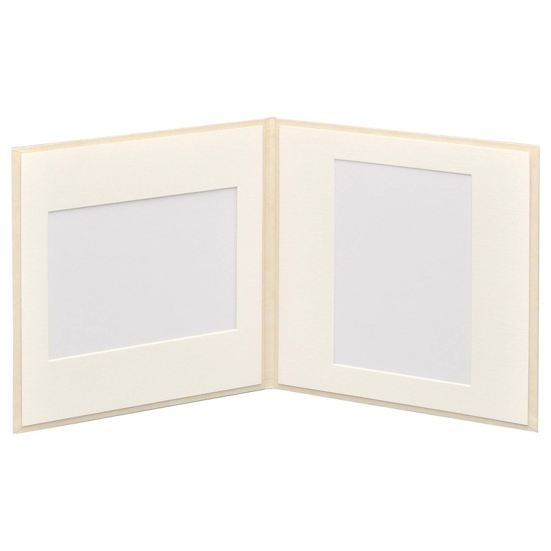 HAKUBA No.2020 M2020-2L-2WT Square Paper Picture Frame, Size: 5R (2L,