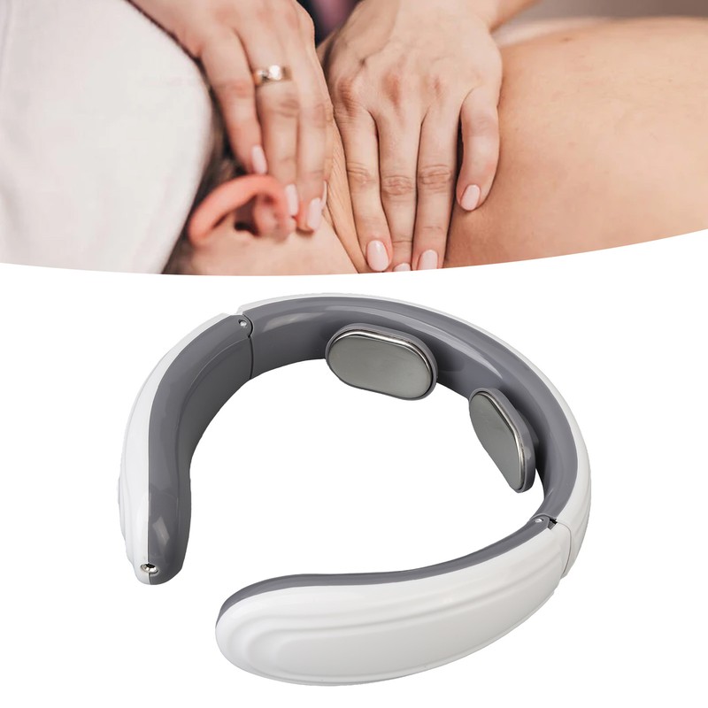 Pulse Neck Massager 6 Modes 9 Strength Vibration Neck Muscle