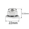 Ruifu Titanium Alloy M6 M8 M10 1.25 1.5mm Flange Nylon