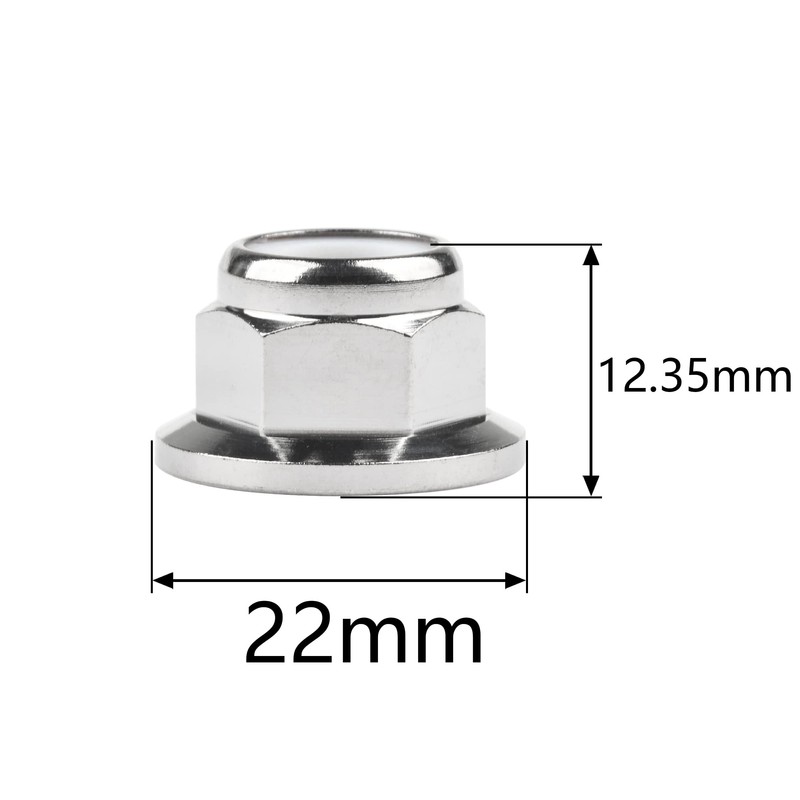 Ruifu Titanium Alloy M6 M8 M10 1.25 1.5mm Flange Nylon