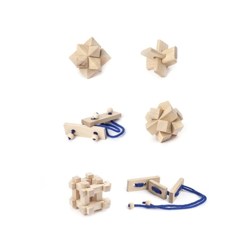 Kikkerland Mystery Matchbox Wood Assorted Styles Puzzle