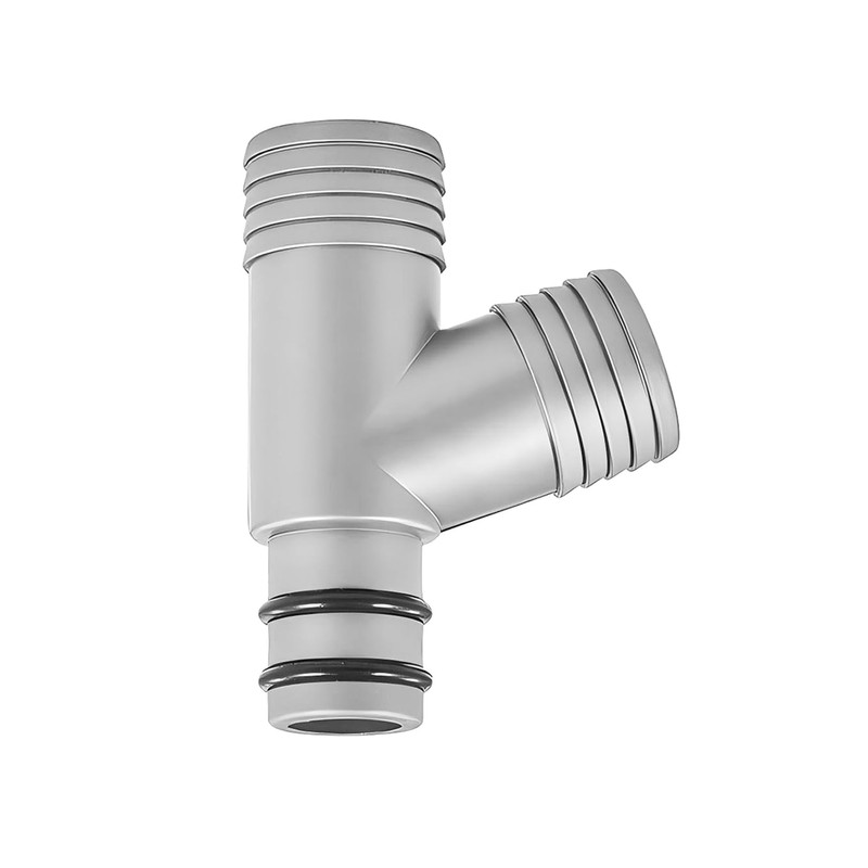 Qrity 1 x drain pipe connector, washbasin, 3-way drain pipe