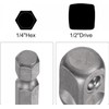 TA-VIGOR 1/2" Drive Socket Accessory Set, 17mm 6-Point Deep Impact