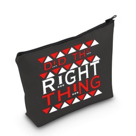 DST Sorority Gift Did The Right Thing Cosmetic Bag Paraphernal Gifts for Girls (Did Red CA Bag)