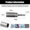 Nut Driver Bit 13mm, 80mm Length, 1/4 inch Hex Shank,