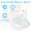 4 Pack Replacement Silicone Spout Compatible with NUK Active and