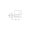 Grohe Glass w/Holder Start Holder (Material: Glass and Metal, Concealed