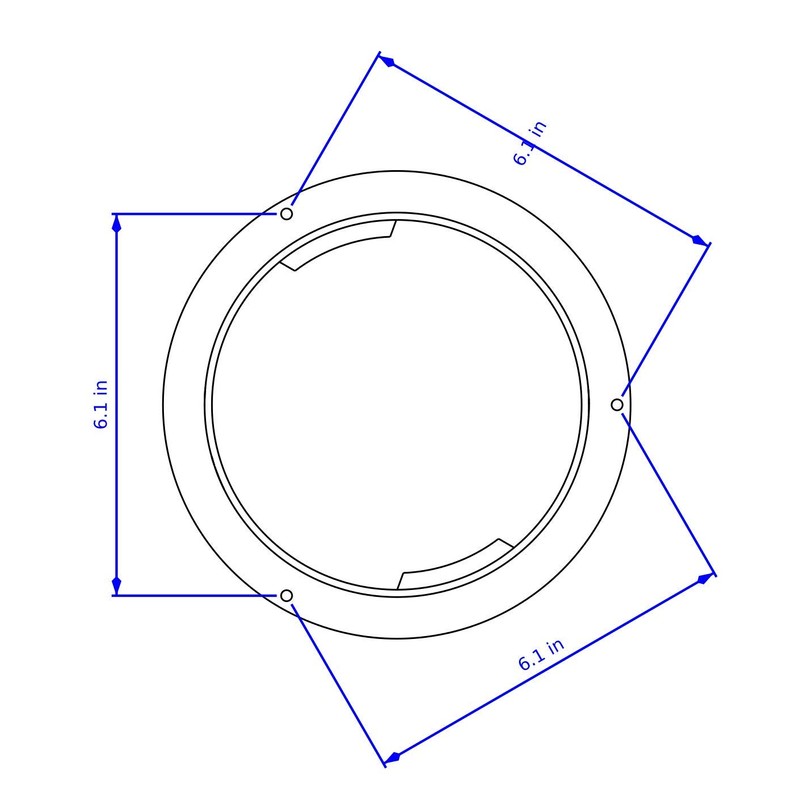 intulon Portable A/C AC Air Conditioner Exhaust Hose Flange Wall