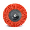 S&R, Nylon Wheel Brush, Diameter 100 mm, Hexagonal Shank, 1/4