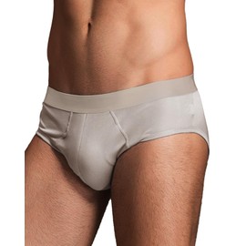 FEELITS Men's Silk Underwear, 100% Mulberry Silk Panties for Men, Bikini Style Mid-Rise Classic Briefs