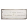 Stupell Industries You're Home Now Weathered Shabby Chic Sign, Design