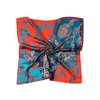 CHUNG Women's Headscarf Satin Bandanas Pattern Fashion Scarves Emulation Silk