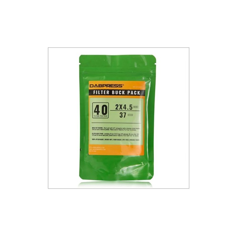 Dabpress - Paquete de 40 bolsas de filtro de té