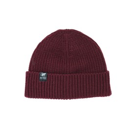 DRESSED IN MUSIC PLAY WITH ME Surf Monkey® - Cuff Beanie for Men/Women - Coral Beanie - Fold-Over Design - Patch on Front - Original Beanie - Surfing The Basque Country