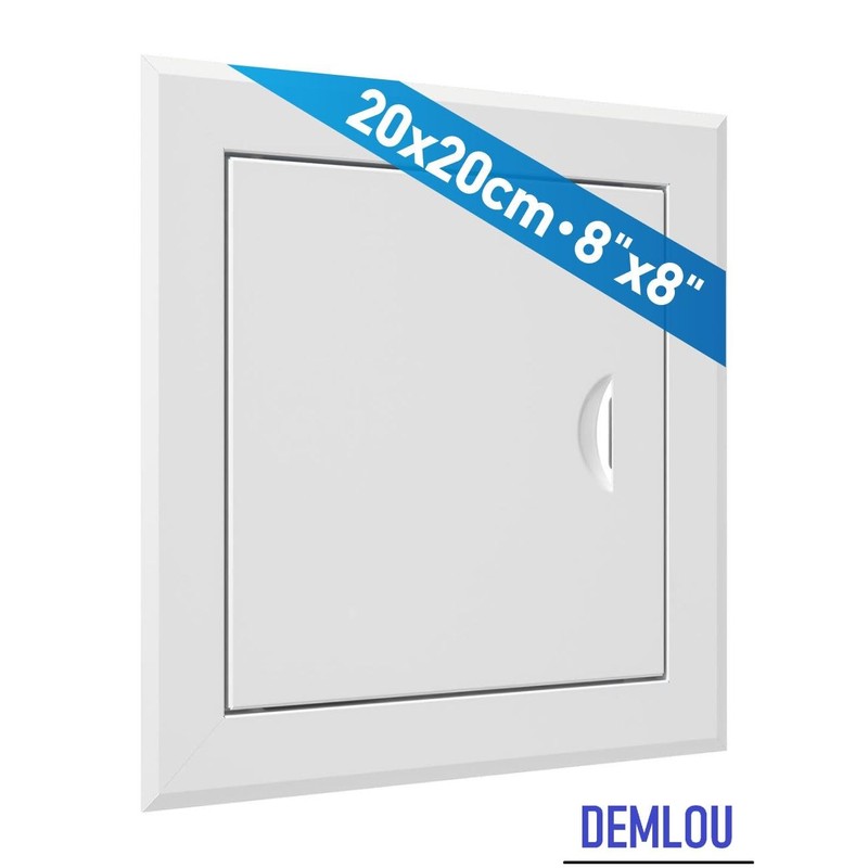 Metal Access Panel for Wall and Ceiling – White Steel