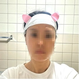 Rabbit hair band face wash band-WFHTU27 / 토끼 헤어밴드 세안밴드-WFHTU27