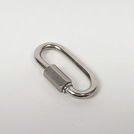 Screw stainless steel quick link oval camping biner 6ea