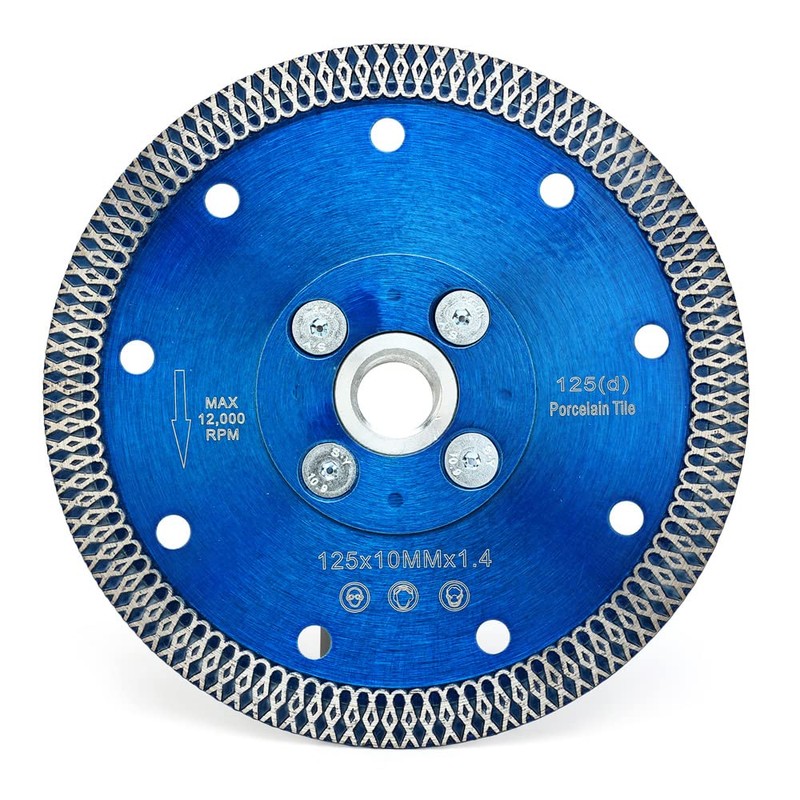 5" Super Thin Diamond Tile Blade with Flange for Cutting