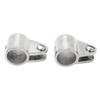 2PCS Bimini Top Jaw Slides 316 Stainless Steel Removable Hinged