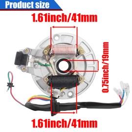 YOFMOO Magneto Coil Stator Plate Pickup Pit Dirt Bike Parts ATV Go Kart SUV 90cc 110cc 125cc 4-stroke bike Chinese