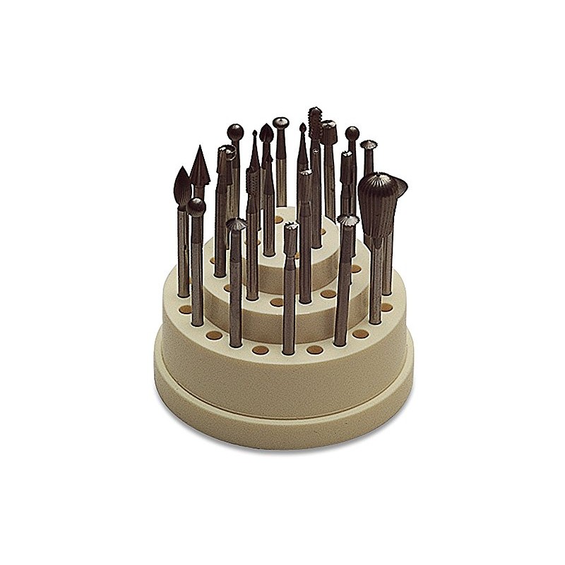 Swiss Bur Set Assortment, 24 Piece Set | BUR-416.00