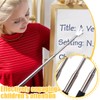 Extendable Pointer Stick, 2 Pieces, Telescopic Teacher Pointer, Retractable Classroom,