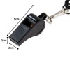 Mikasa Whistle Praecho Whistle, Black, WH-2 BK