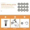 DOITOOL Wrench Ring, Impact Wrench, O-Ring, Retention Set, 12 Set,