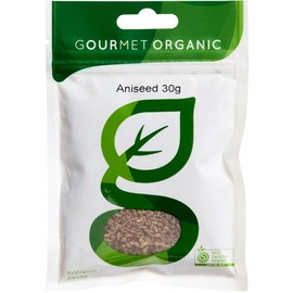 Gourmet Organic Herbs Aniseed Whole 30g Sachet